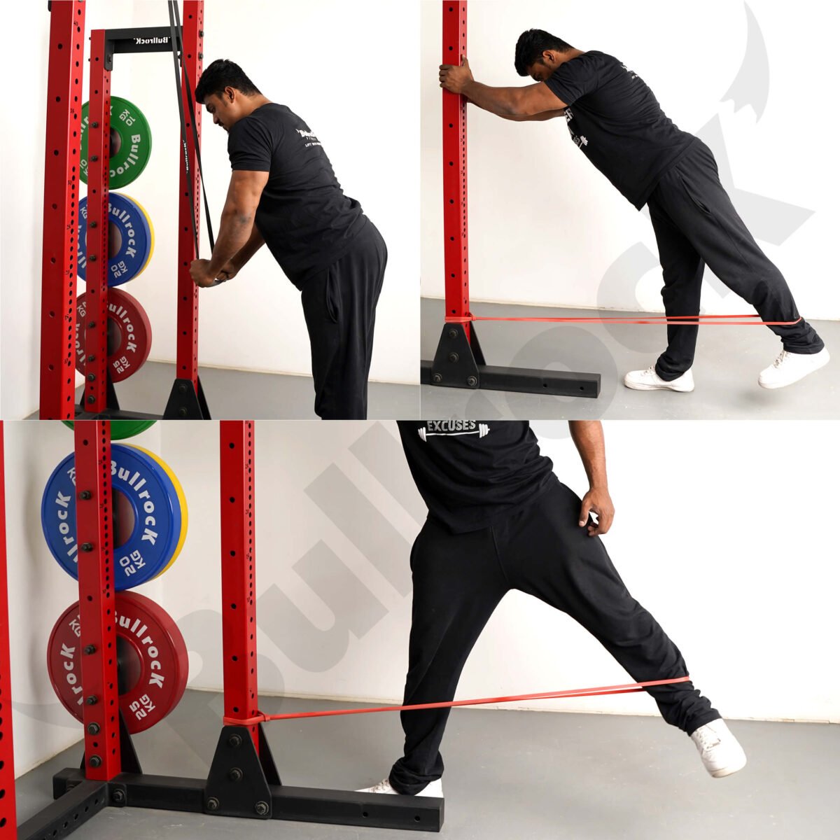 3-Hole Natural Latex Resistance Band - Full Body Stretching & Strength Training Tool