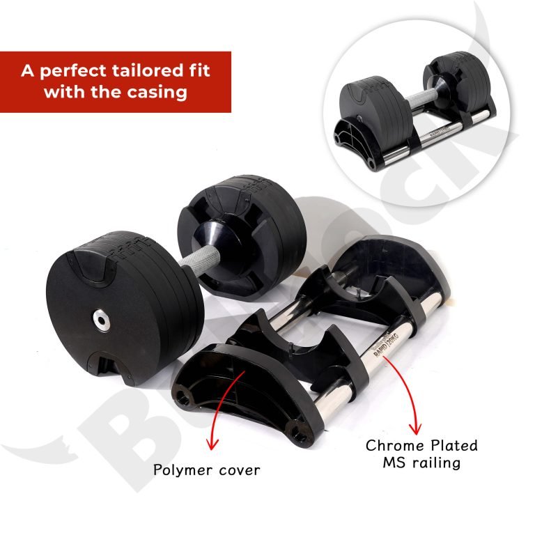 Adjustable Dumbbells Rapid - 20kg and 32kg - 2 kg incremental