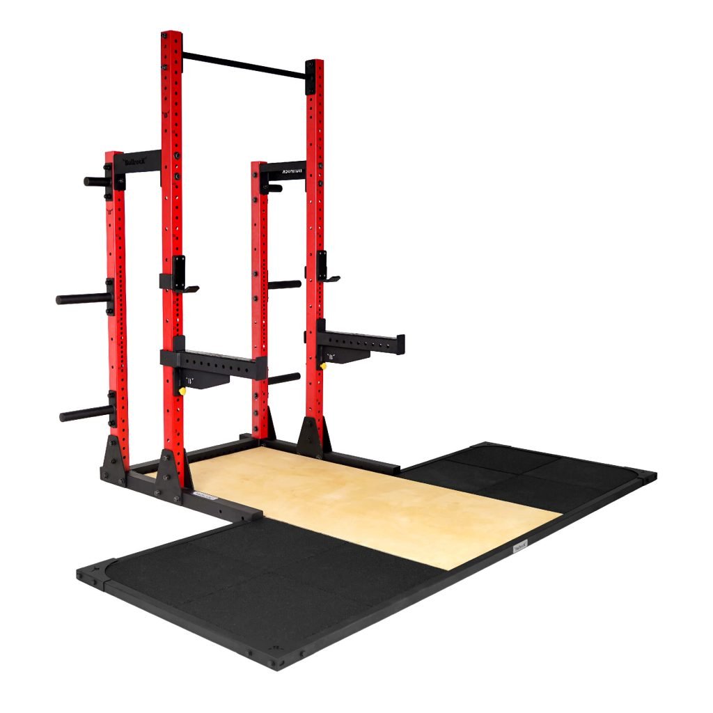 Buy Half Rack For Gym | Half Power Rack with T Platform- BullrocK