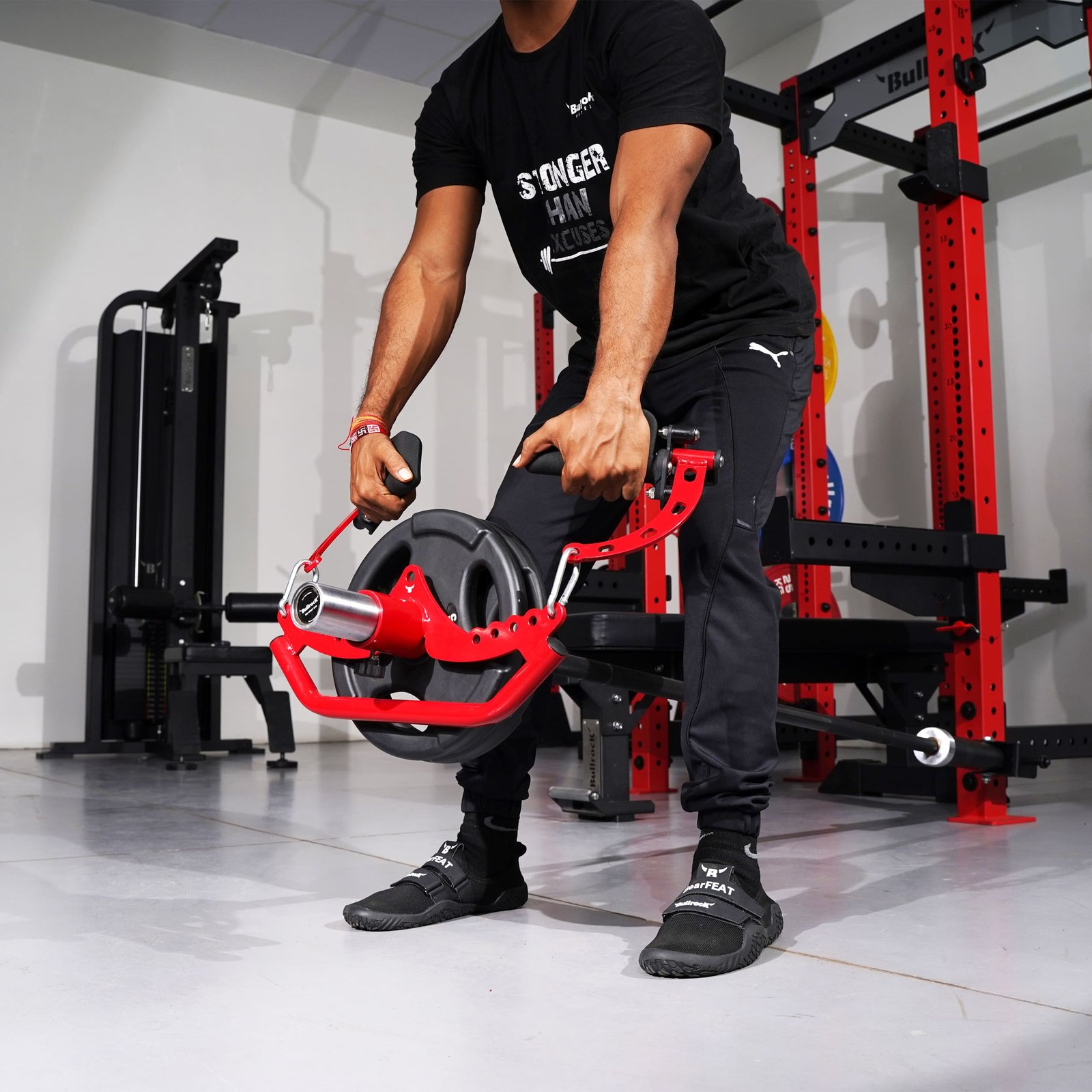 Poignée D'Attraction Latérale Ergonomique - Accessoire Musculation, Renforcement Dos, Bras, Avant-bras